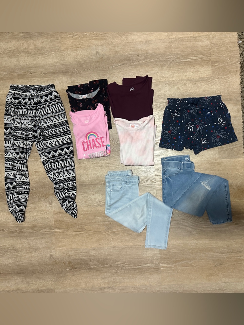 wonder nation Girls Mix - Black, Pink, Navy & Light Denim Styles BUNDLE.